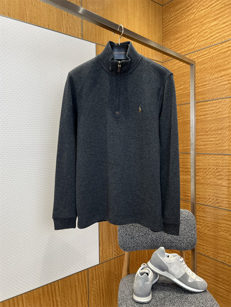 Suéter Gola Alta Meio Zíper Polo Ralph Lauren