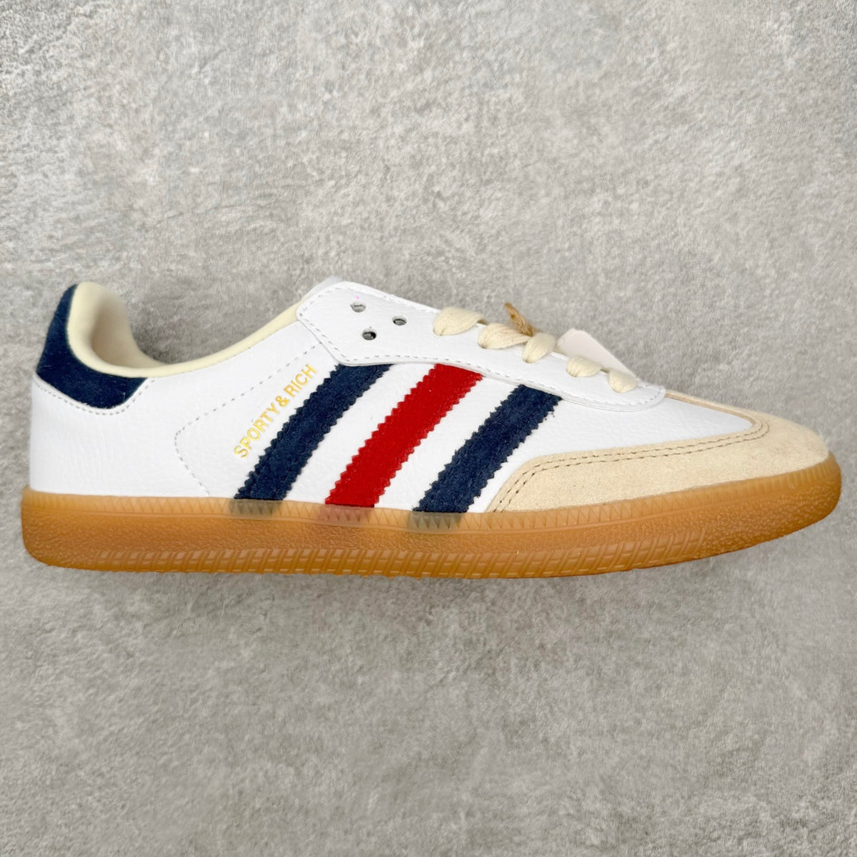 Adidas Samba OG x Sporty & Rich 'USA' - lateral