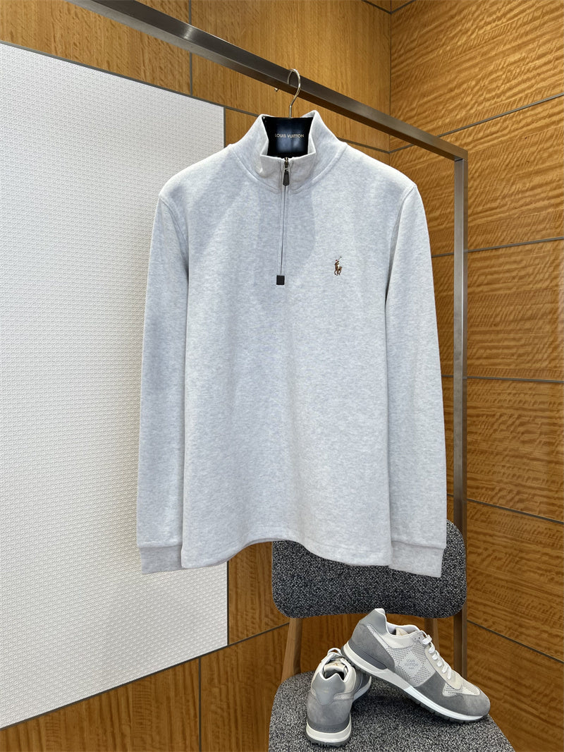 Suéter Gola Alta Meio Zíper Polo Ralph Lauren