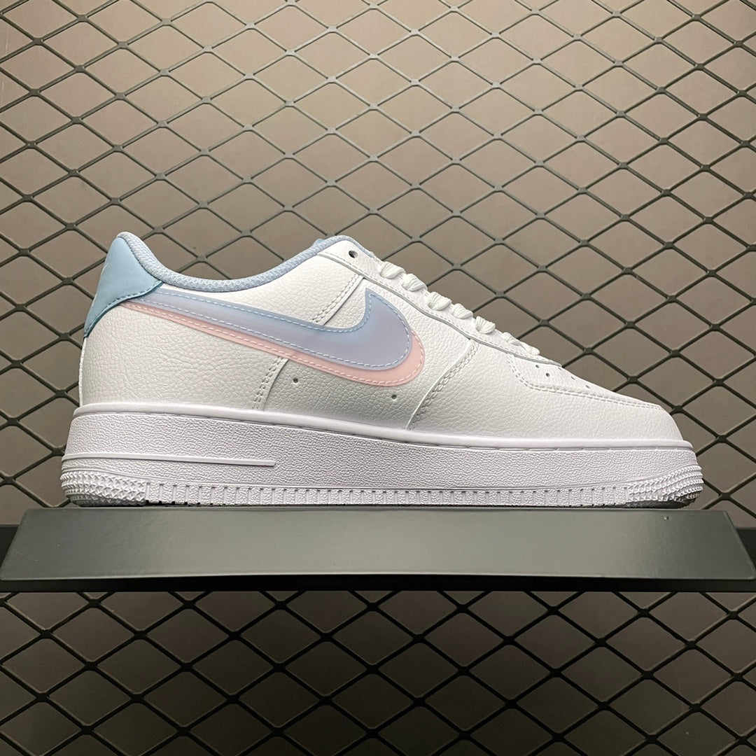 Nike Air Force 1 Low Double Swoosh Pastel - lateral