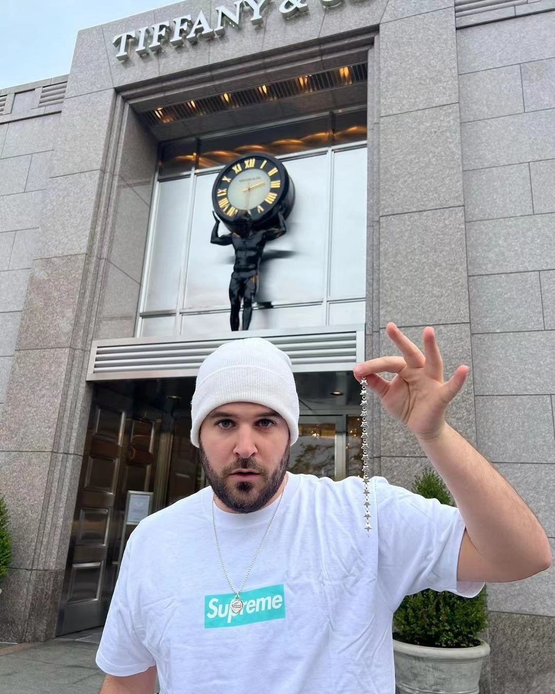 Camiseta SUPREME x TIFFANY & Co.