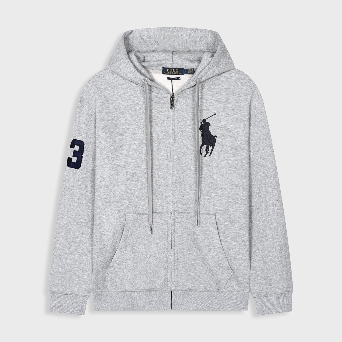 Hoodie com Zíper Polo Ralph Lauren