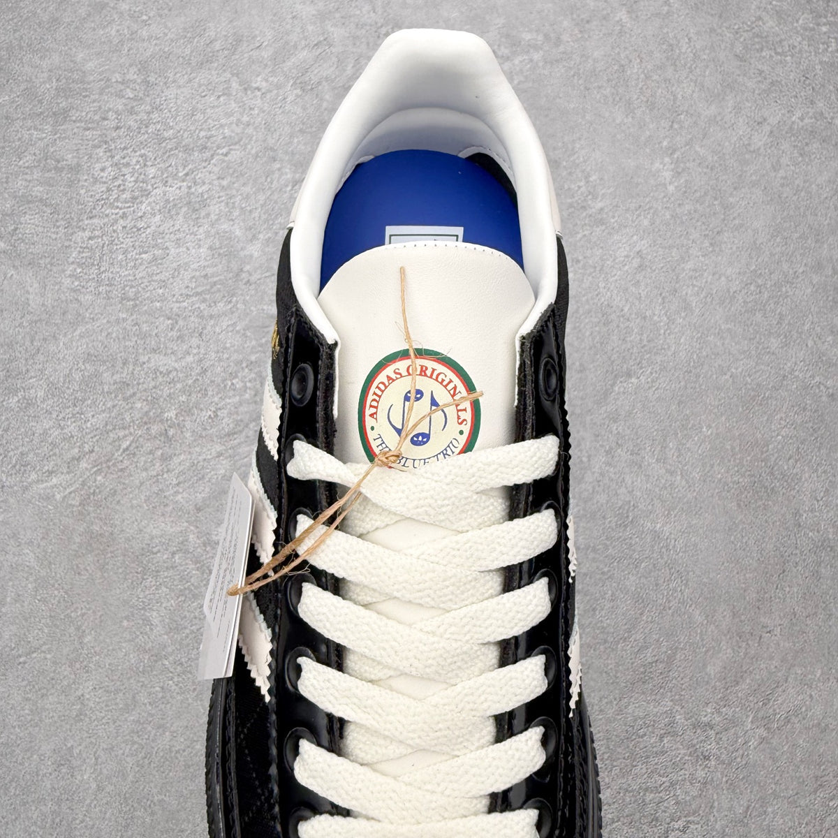 Adidas x The Blue Trio Handball Spezial Black White