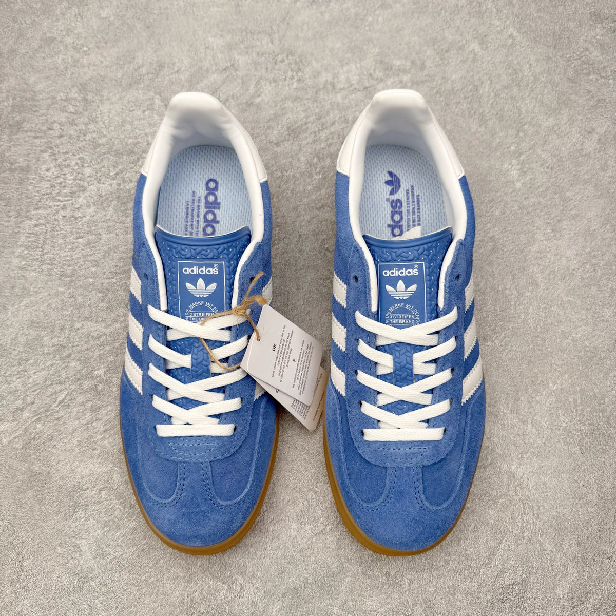 Adidas 'Gazelle Indoor' Blue Bird / Cloud White / Gum