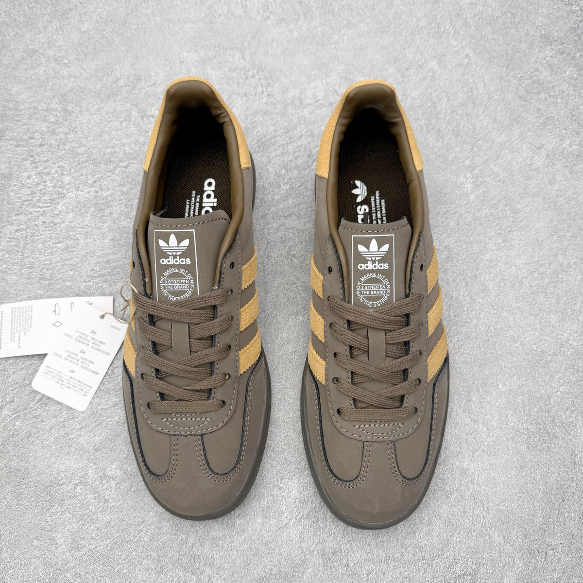 Adidas 'Gazelle' Shadow Brown / Golden Beige