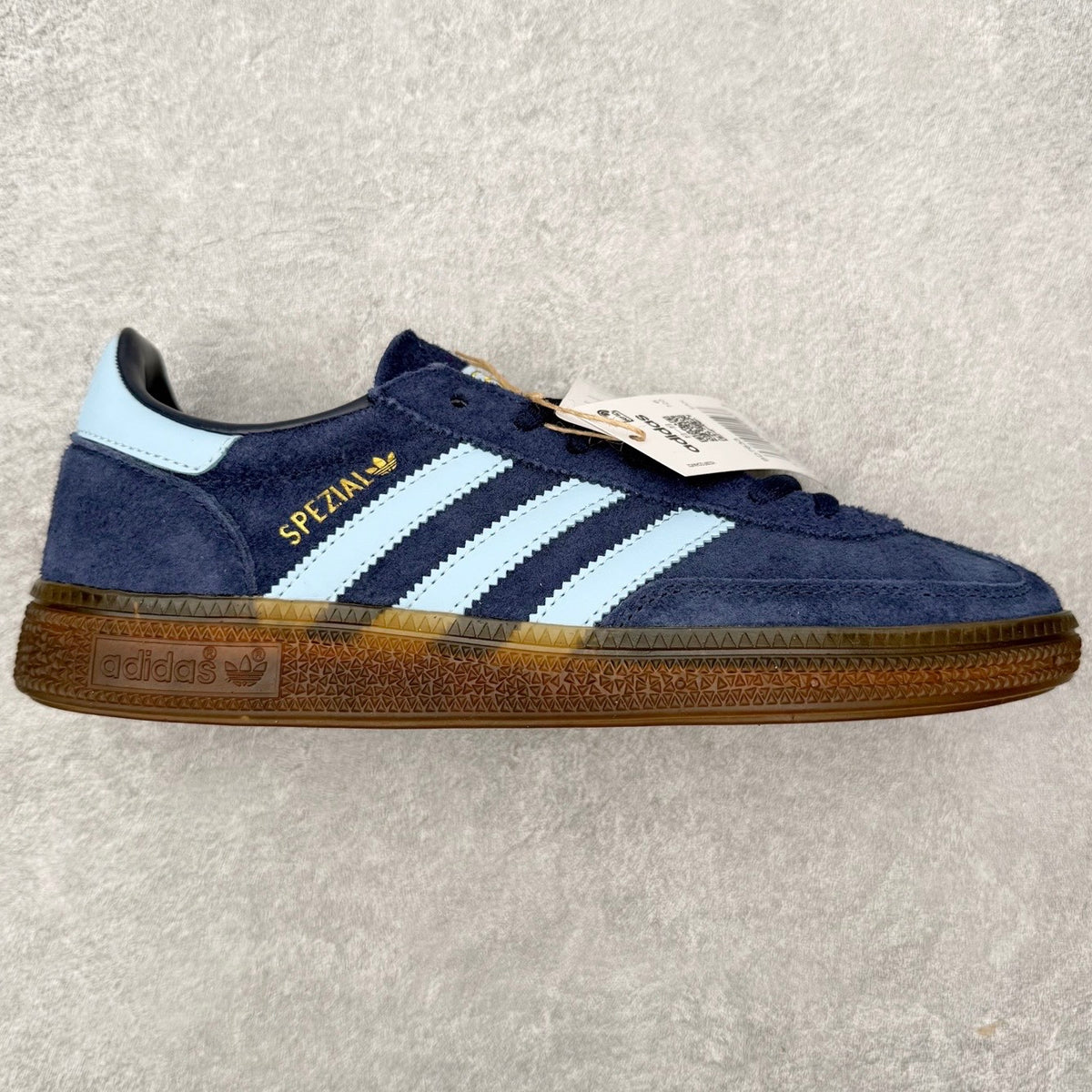 Adidas Handball Spezial Collegiate Navy Clear Sky Gum - lateral