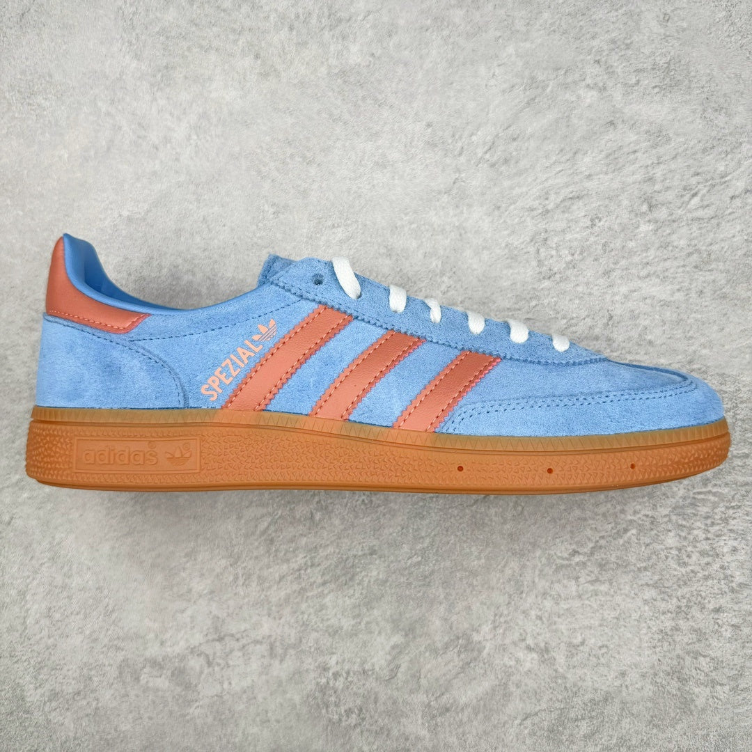 Adidas Handball Spezial Light Blue Wonder Clay - vista lateral