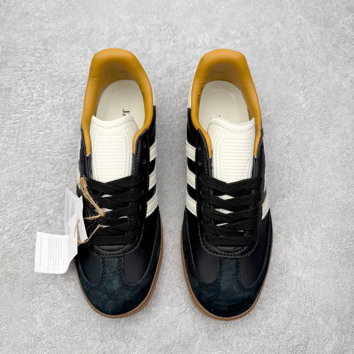 Adidas x JJJJound Samba OG Made in Germany Core Black vista superior