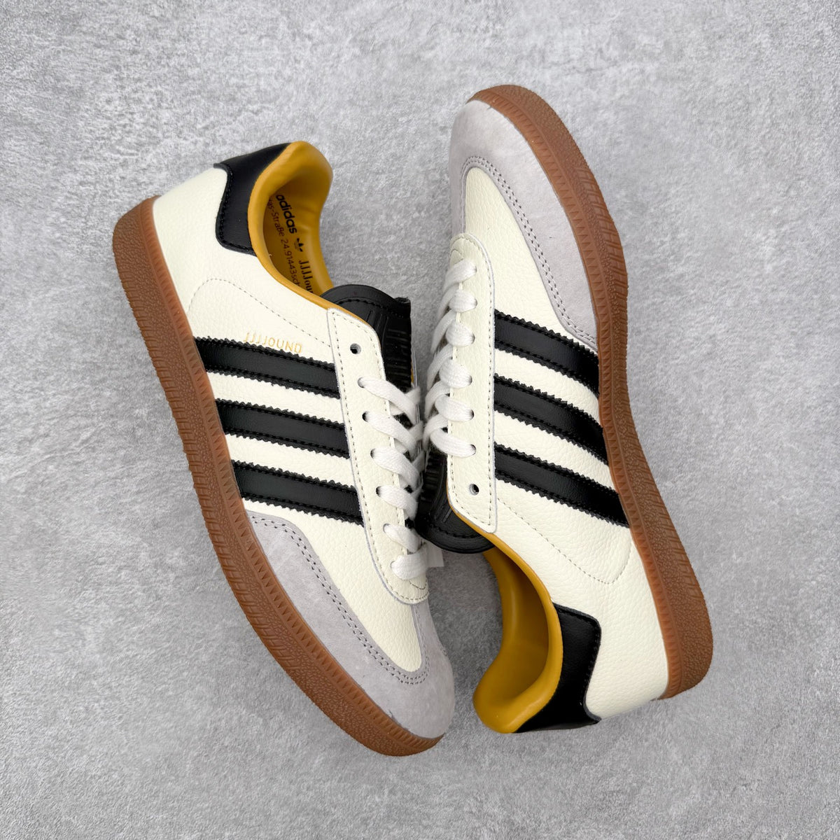 Adidas x JJJJound Samba OG Made in Germany Off White Core Black Gum - par