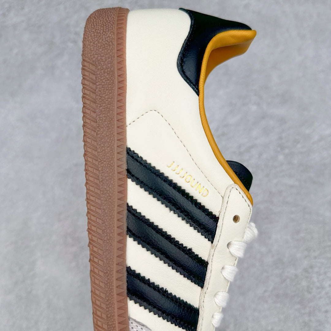 Adidas x JJJJound Samba OG Off White - detalhe lateral