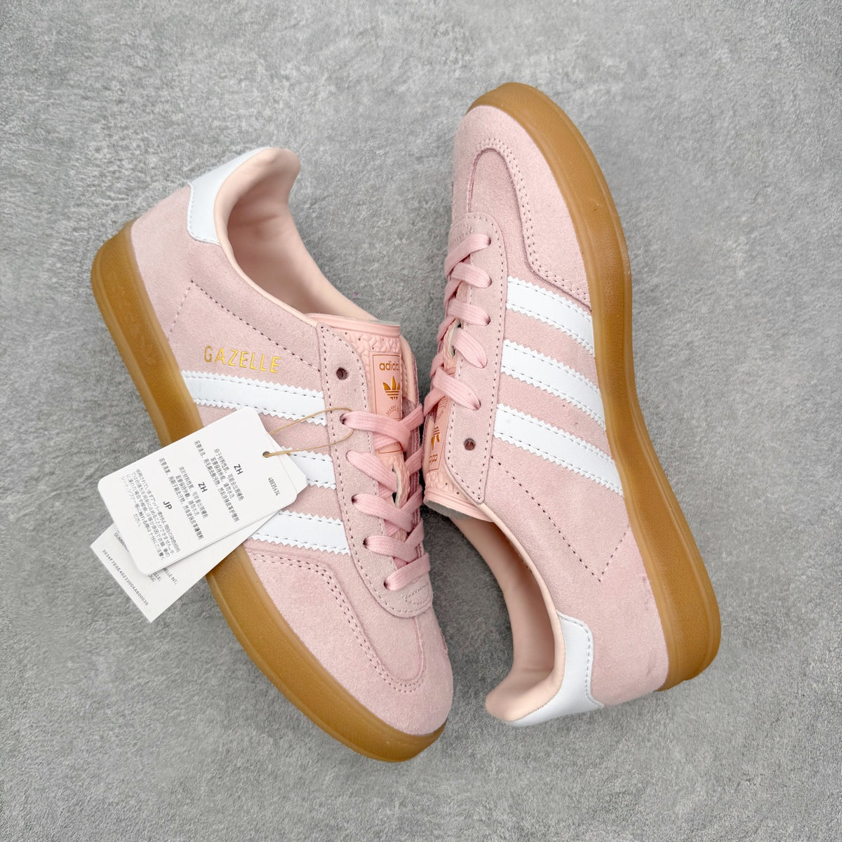 Adidas Gazelle Indoor Sandy Pink Cloud White Gum - par