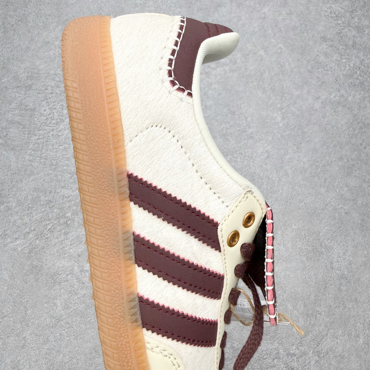 Adidas x Wales Bonner 'Samba Pony Tonal Low' Cream White / Mystery Brown - foto 2