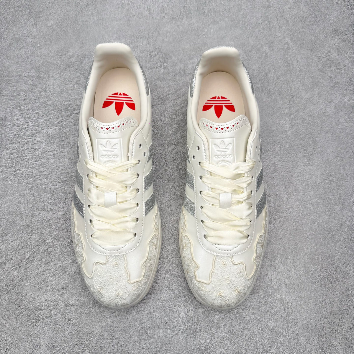 Adidas 'Samba OG' Chalk White / Supplier Colour / Silver Metallic - foto 3