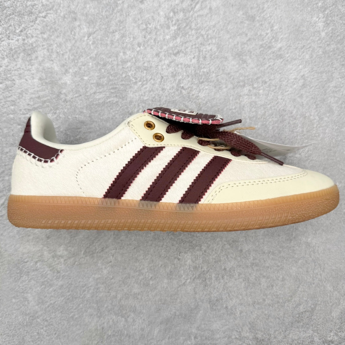 Adidas x Wales Bonner 'Samba Pony Tonal Low' Cream White / Mystery Brown - foto 1