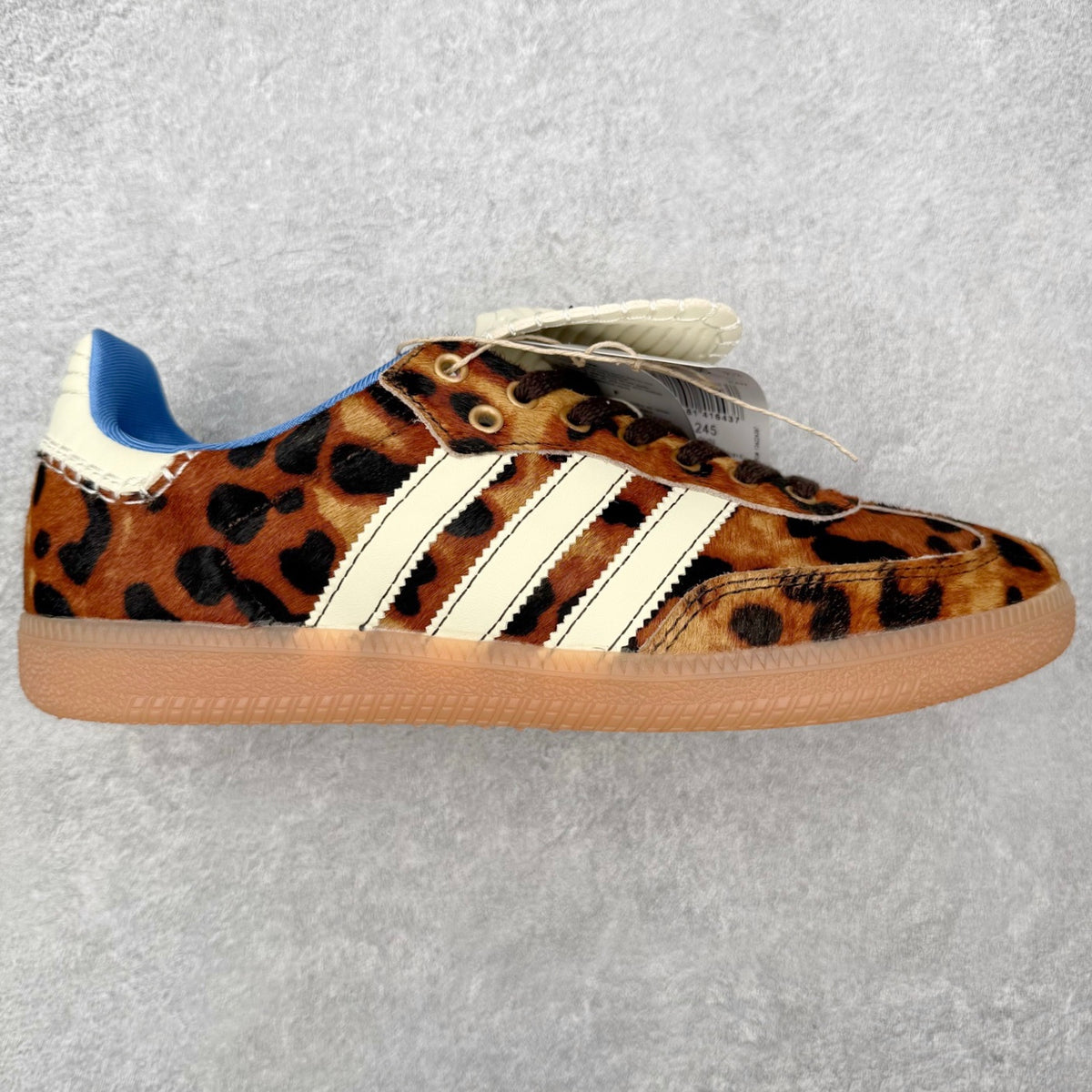 Adidas x Wales Bonner 'Samba Pony Leopard' Dark Brown / Cream White - foto 1
