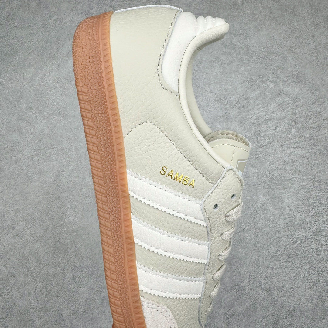Adidas Samba OG Beige Cloud White Gum detalhe