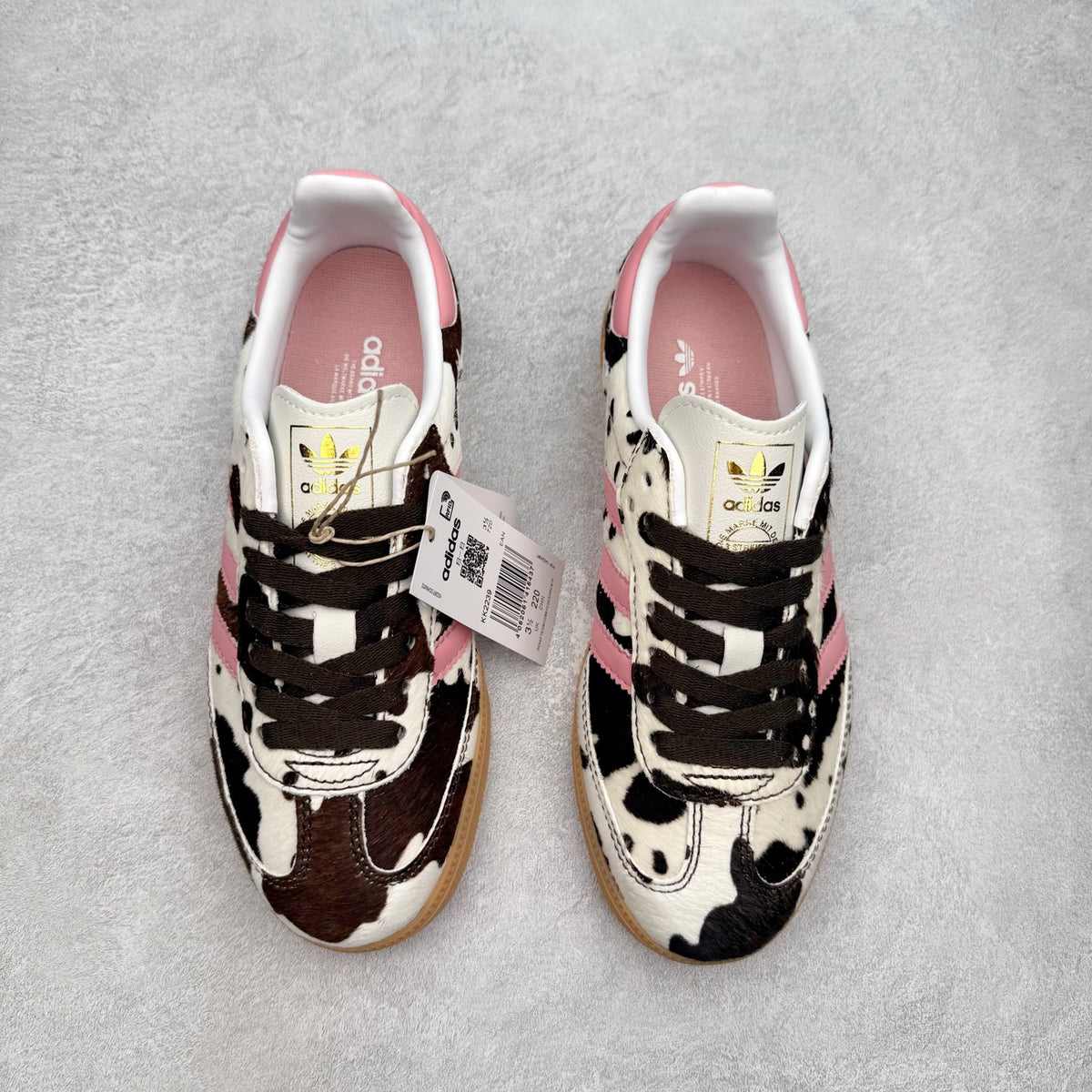 Adidas Samba OG Cow Print vista superior