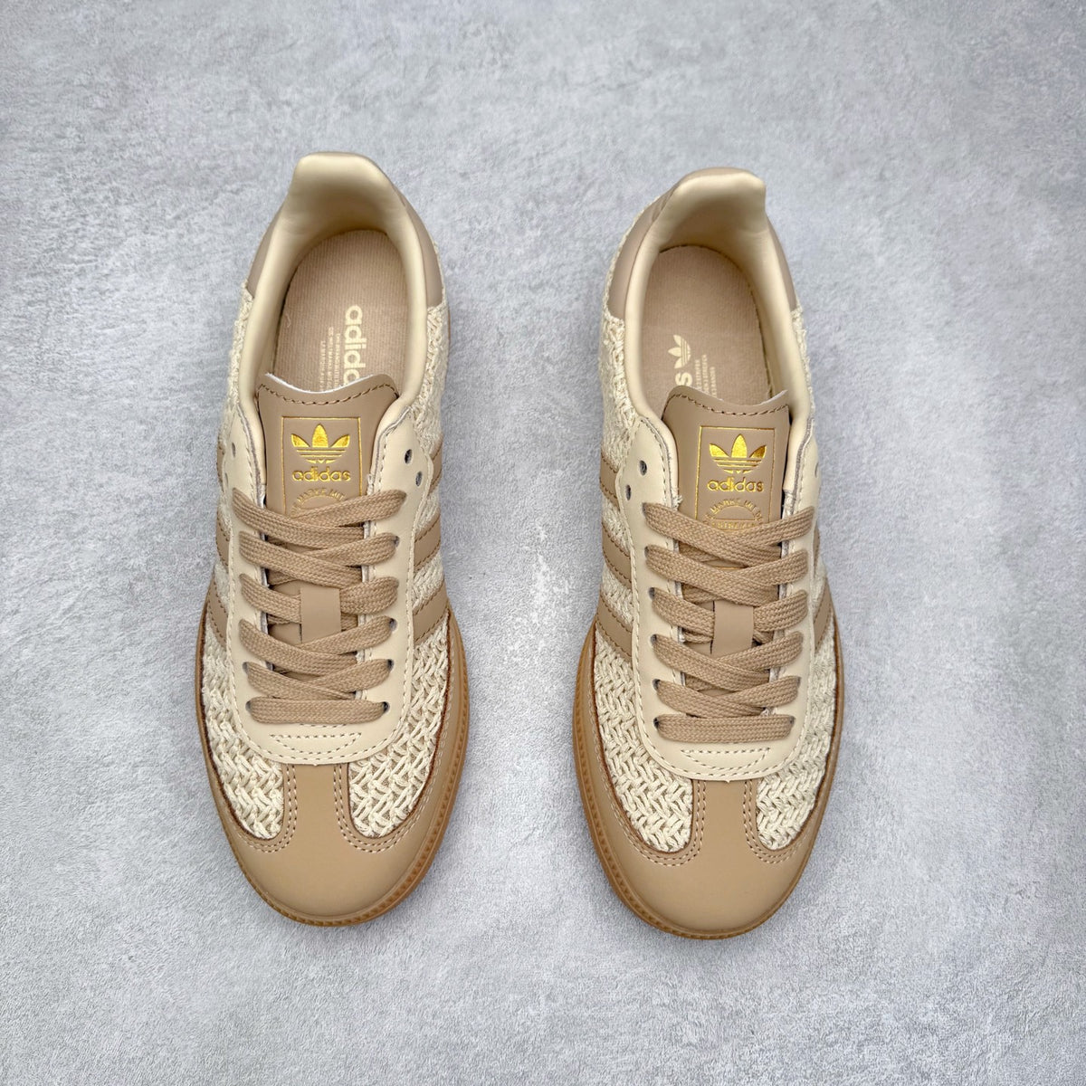 Adidas Samba OG Crochet Sand Strata vista superior