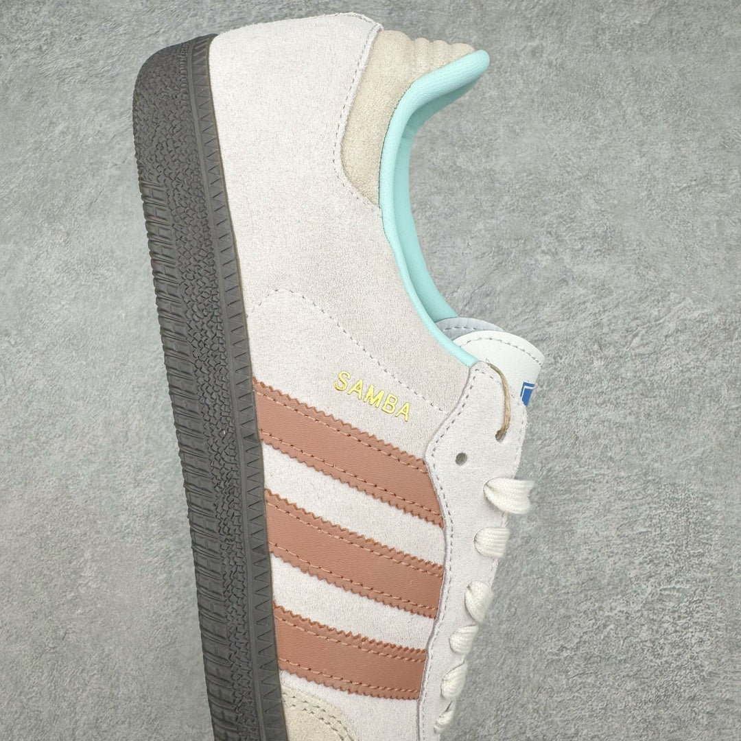 Adidas Samba OG Crystal White Clay Strata Gum - detalhe