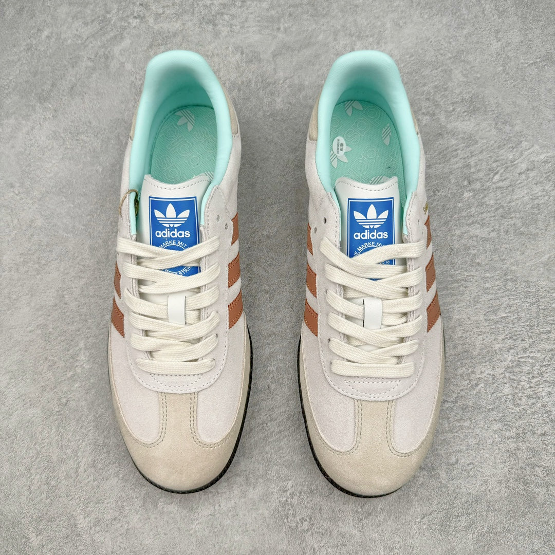 Adidas Samba OG Crystal White Clay Strata Gum - vista superior