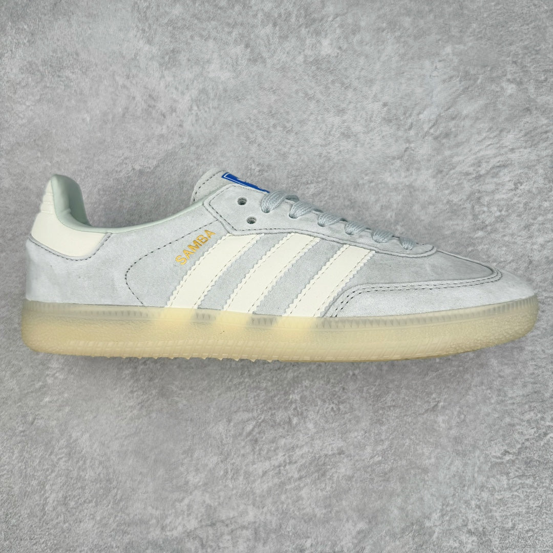 Adidas Samba OG Grey Two Off White Gum - lateral