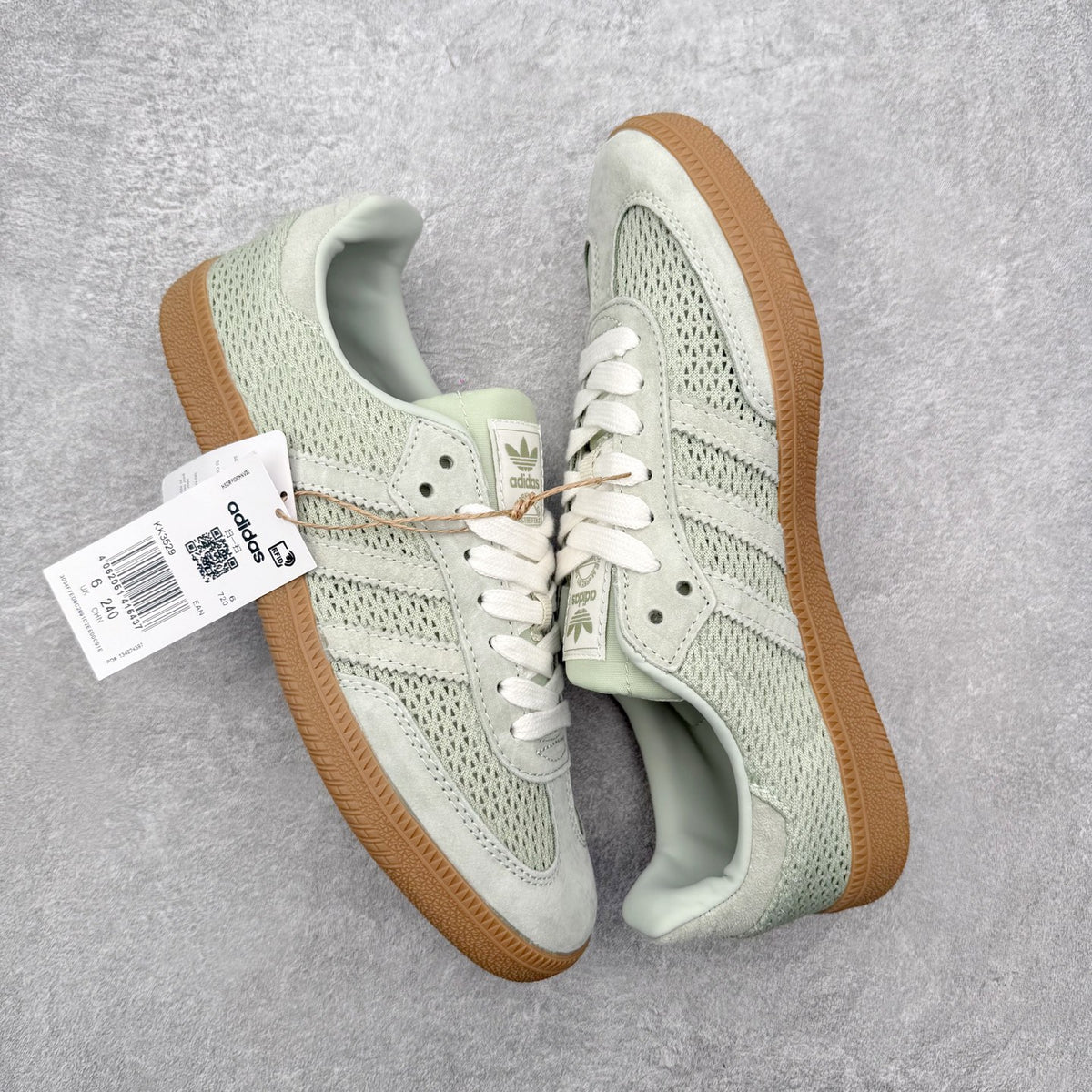 Adidas Samba OG Halo Green Gum par
