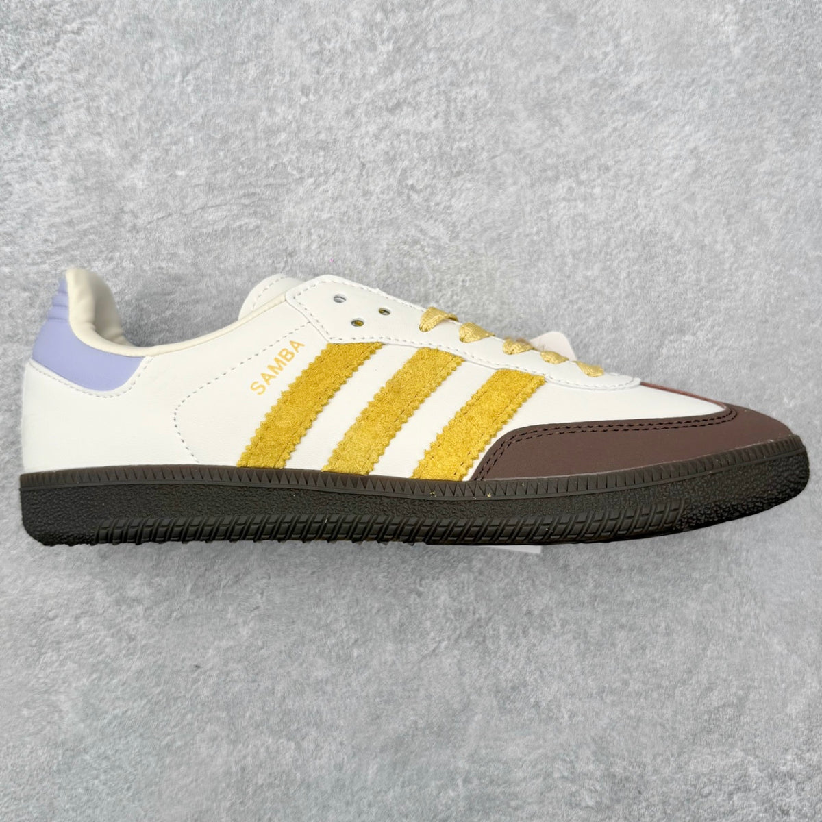 Adidas Samba OG Off White Oat Violet Tone - lateral