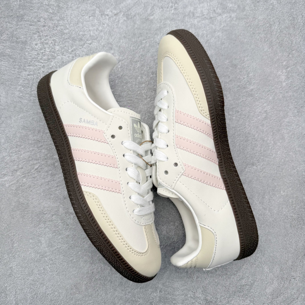 Adidas Samba OG Off White Sandy Pink Gum par