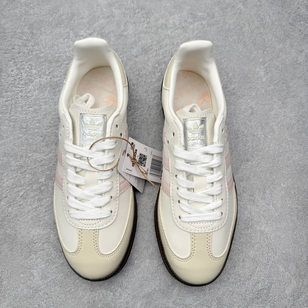 Adidas Samba OG Off White Sandy Pink Gum vista superior