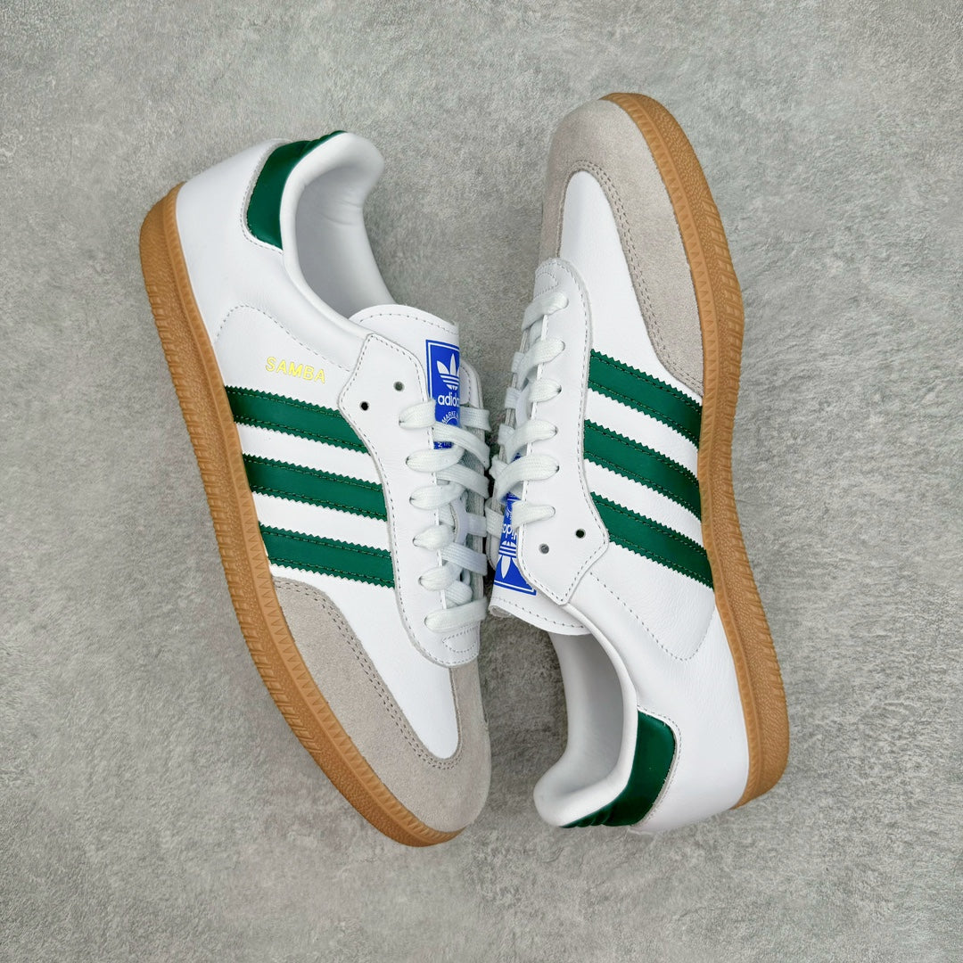 Adidas Samba OG Cloud White Collegiate Green Gum par