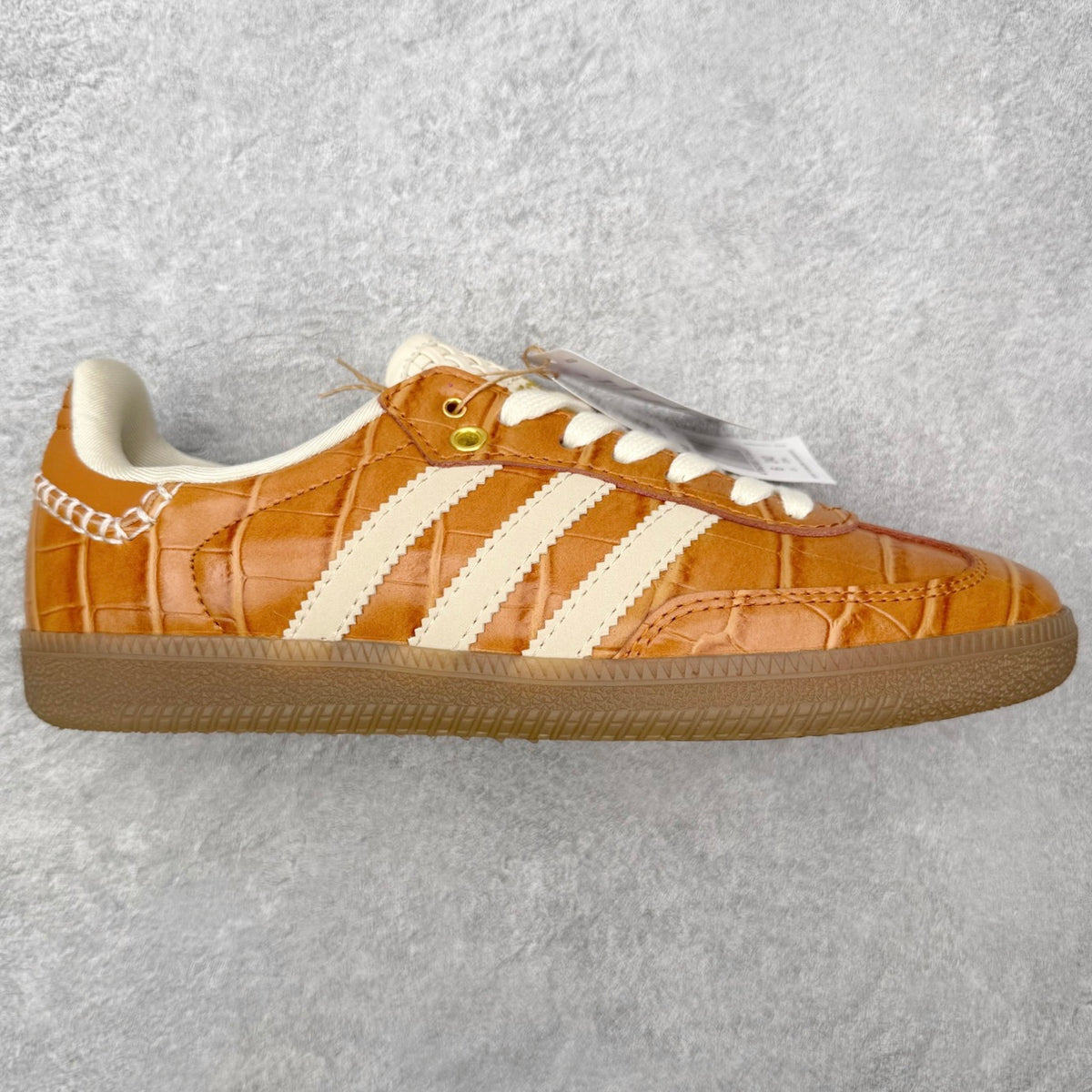 Adidas x Wales Bonner Samba OG Brown Croc - lateral