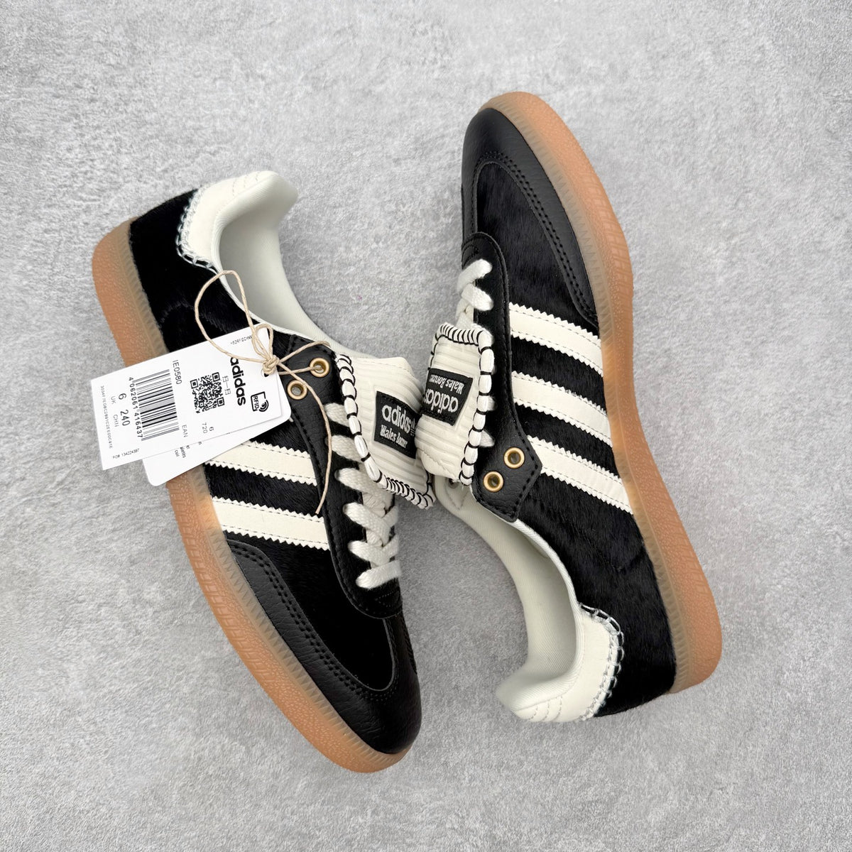 Adidas x Wales Bonner Samba Pony Tonal Low Black par