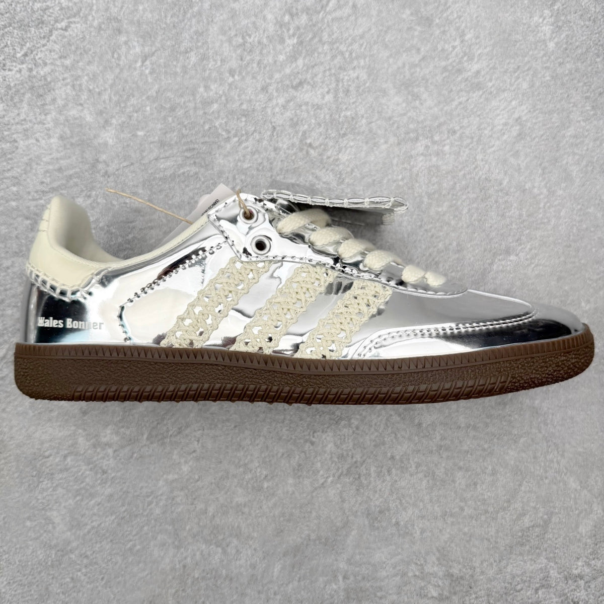 Adidas x Wales Bonner Samba Silver Metallic - lateral