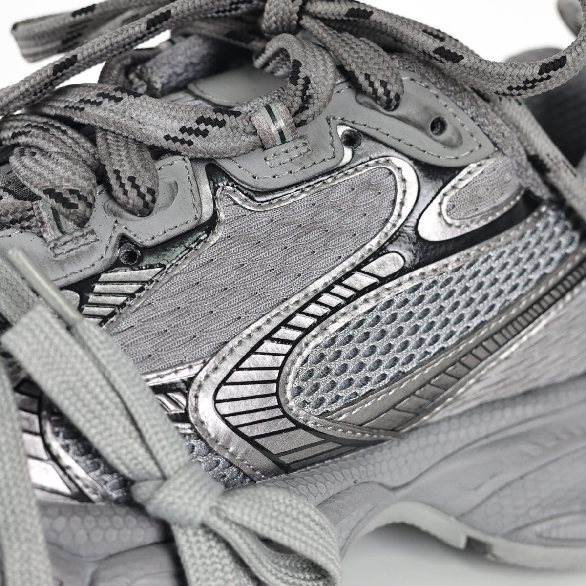 Balenciaga 3XL Extreme Lace cinza - detalhe