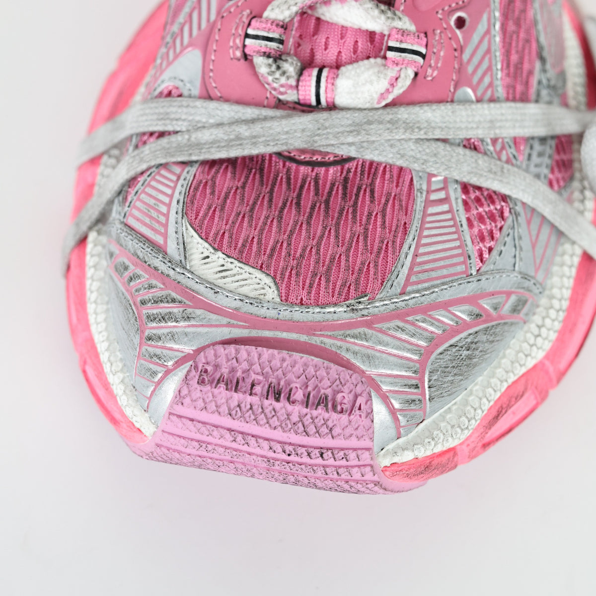 Balenciaga 3XL Extreme Lace rosa - detalhe