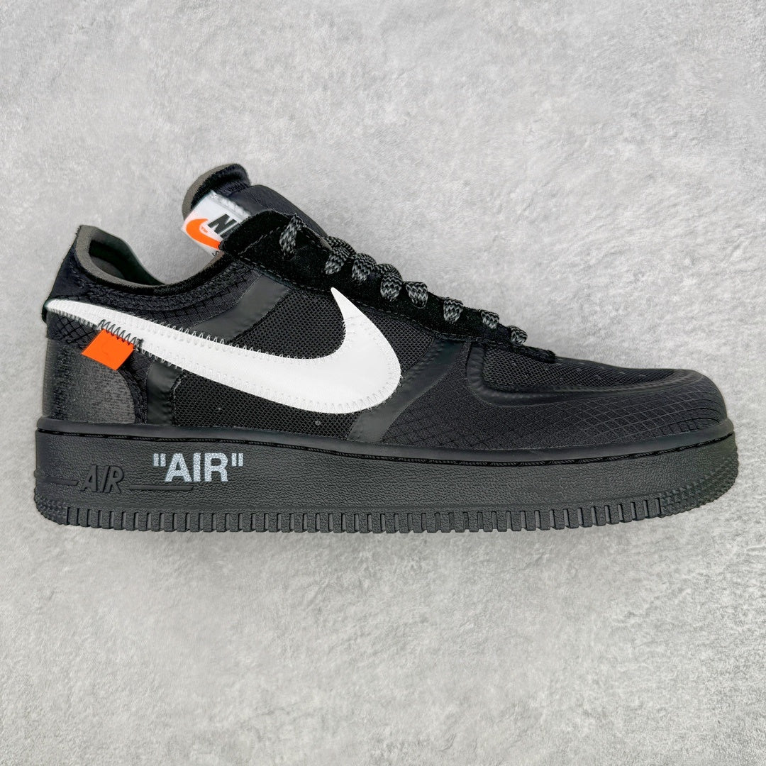 NIKE AIR FORCE 1 LOW x OFF WHITE BLACK - perfil