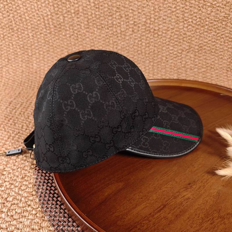 Boné GUCCI preto - vista lateral
