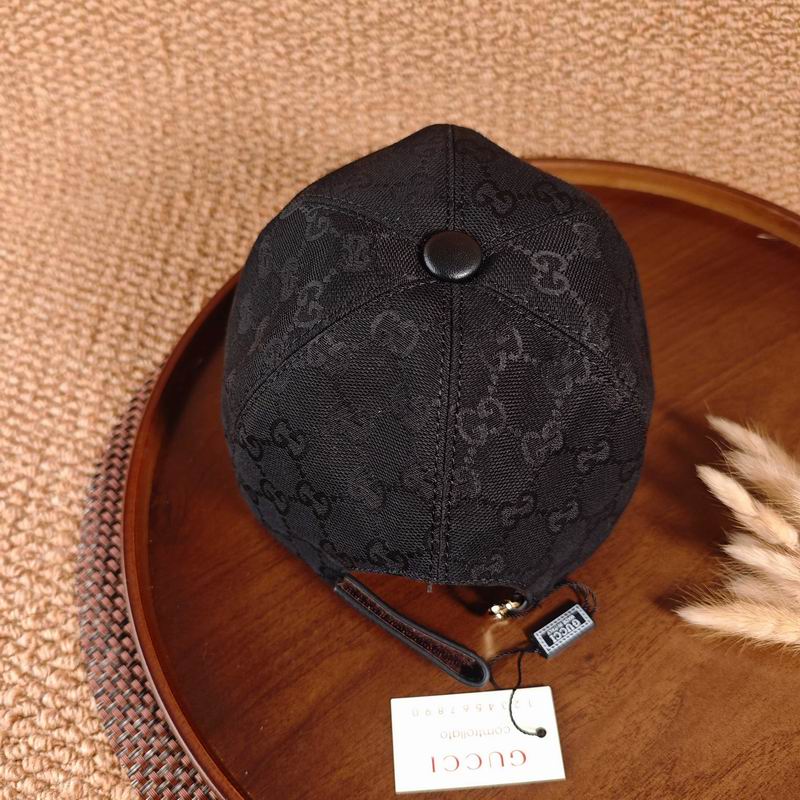 Boné GUCCI preto - vista diagonal