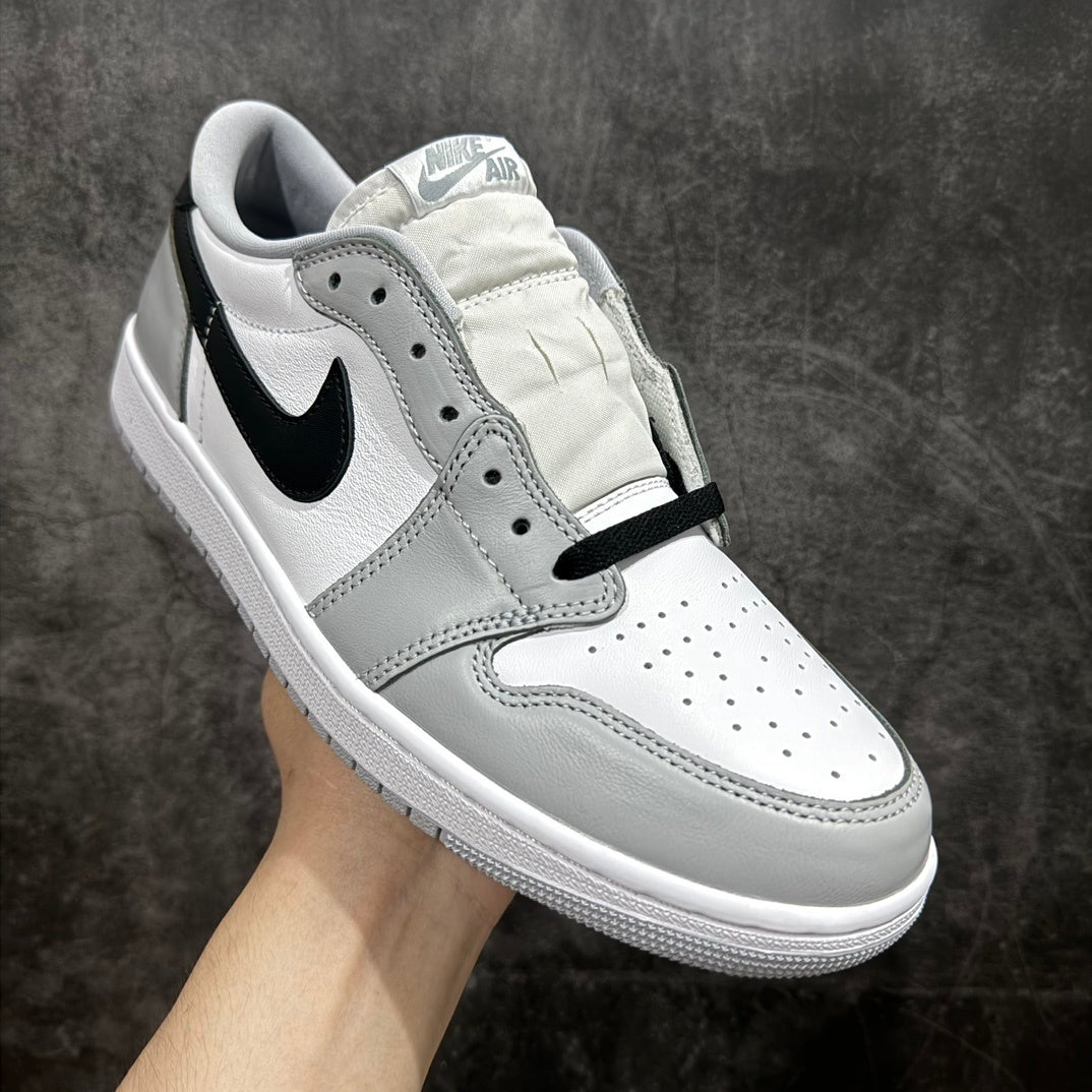 NIKE AIR JORDAN 1 LOW 'WOLF GREY AND WHITE'