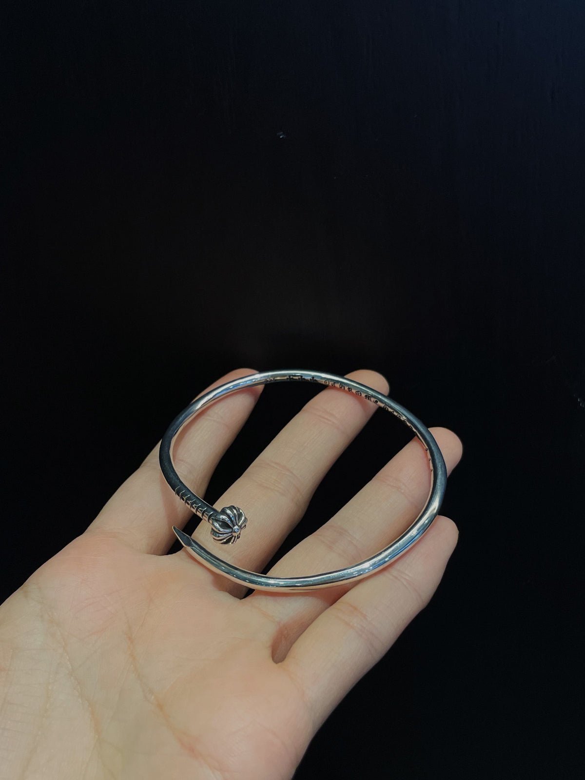 Chrome Hearts Crossball Nail Bangle - foto 4