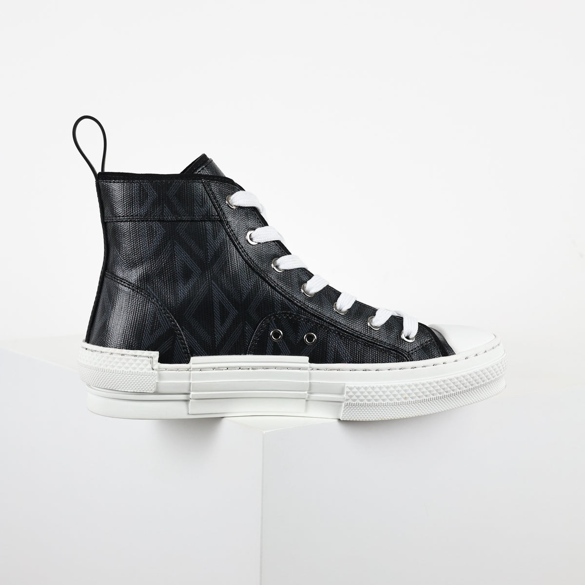Dior B23 High preto - vista lateral