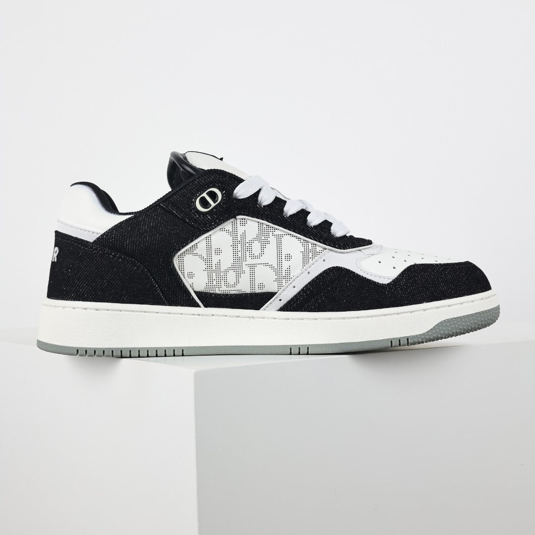 Dior B27 Uptown preto e branco - vista lateral