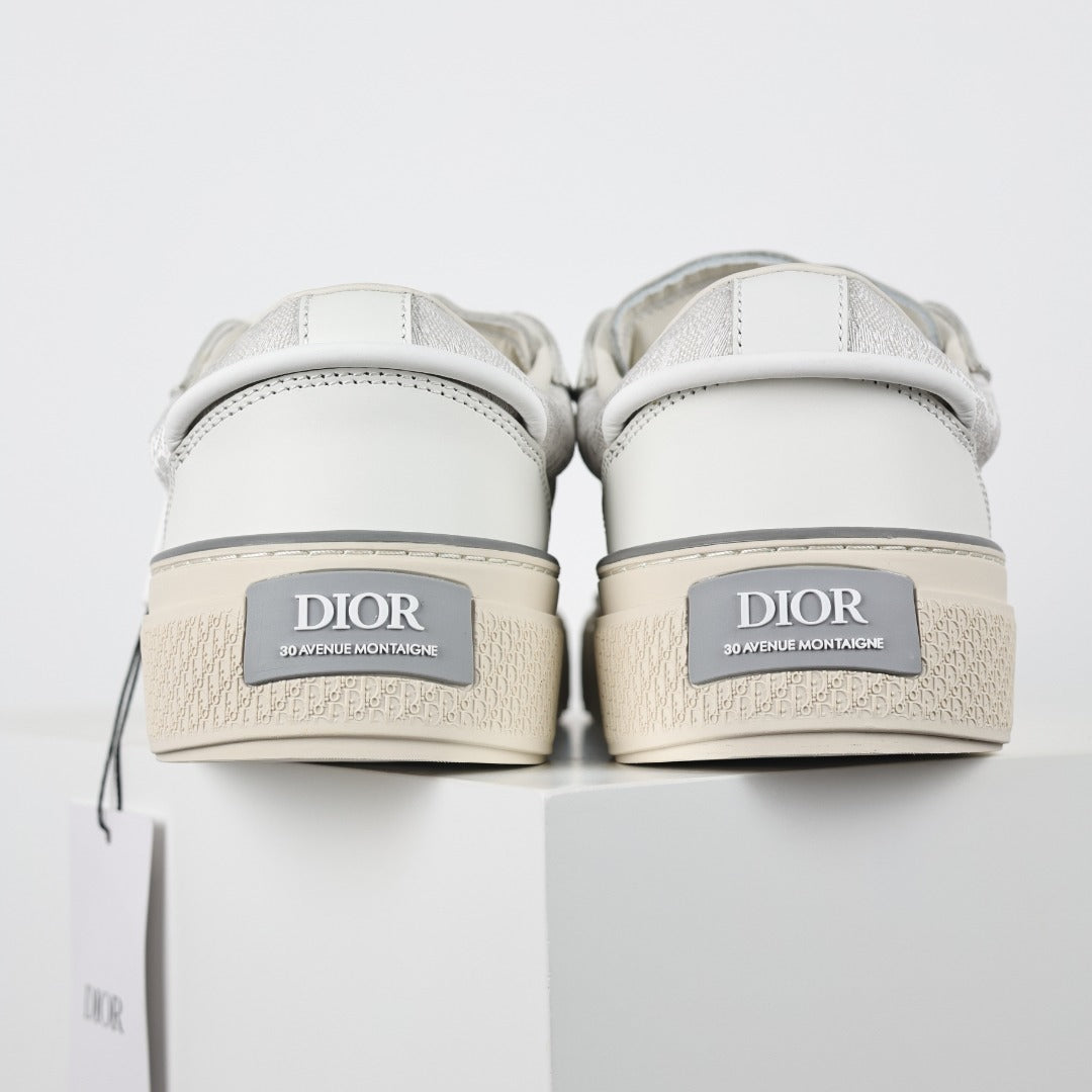 Dior B33 Spin branco e prata - vista traseira