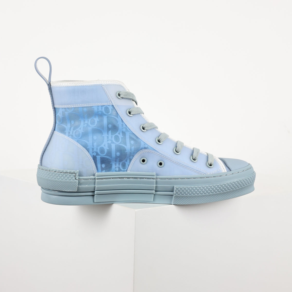Dior x Daniel Arsham B23 High azul - vista lateral