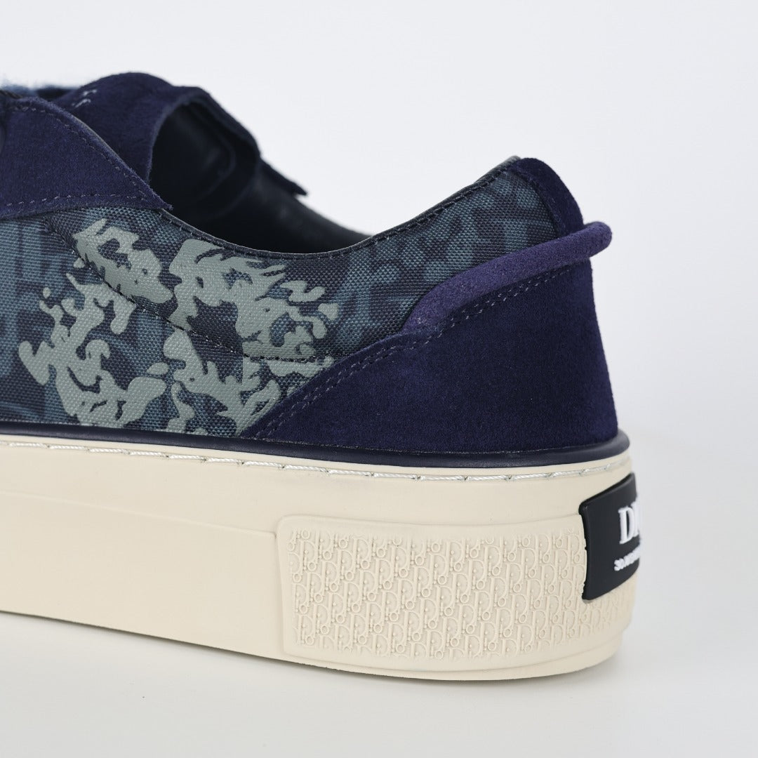 Dior x Denim Tears B33 azul-marinho - detalhe traseiro