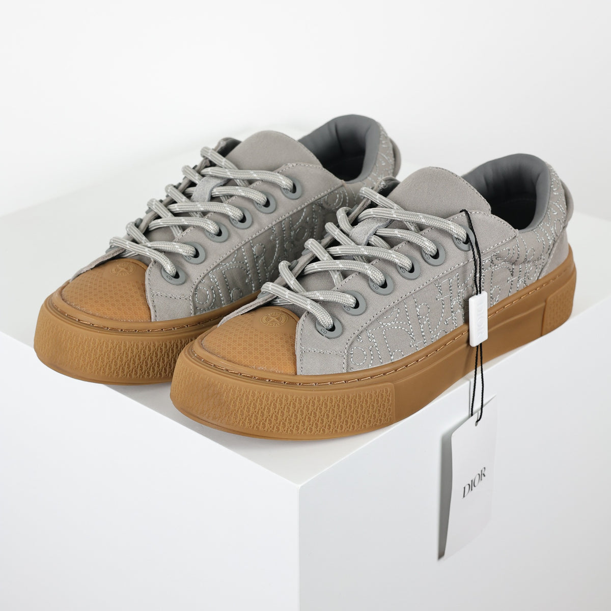 Dior x Stone Island B33 cinza e gum - vista principal