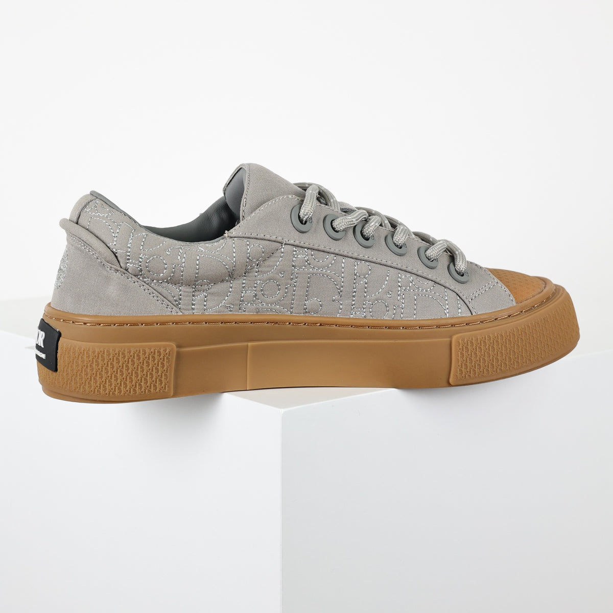 Dior x Stone Island B33 cinza e gum - vista lateral