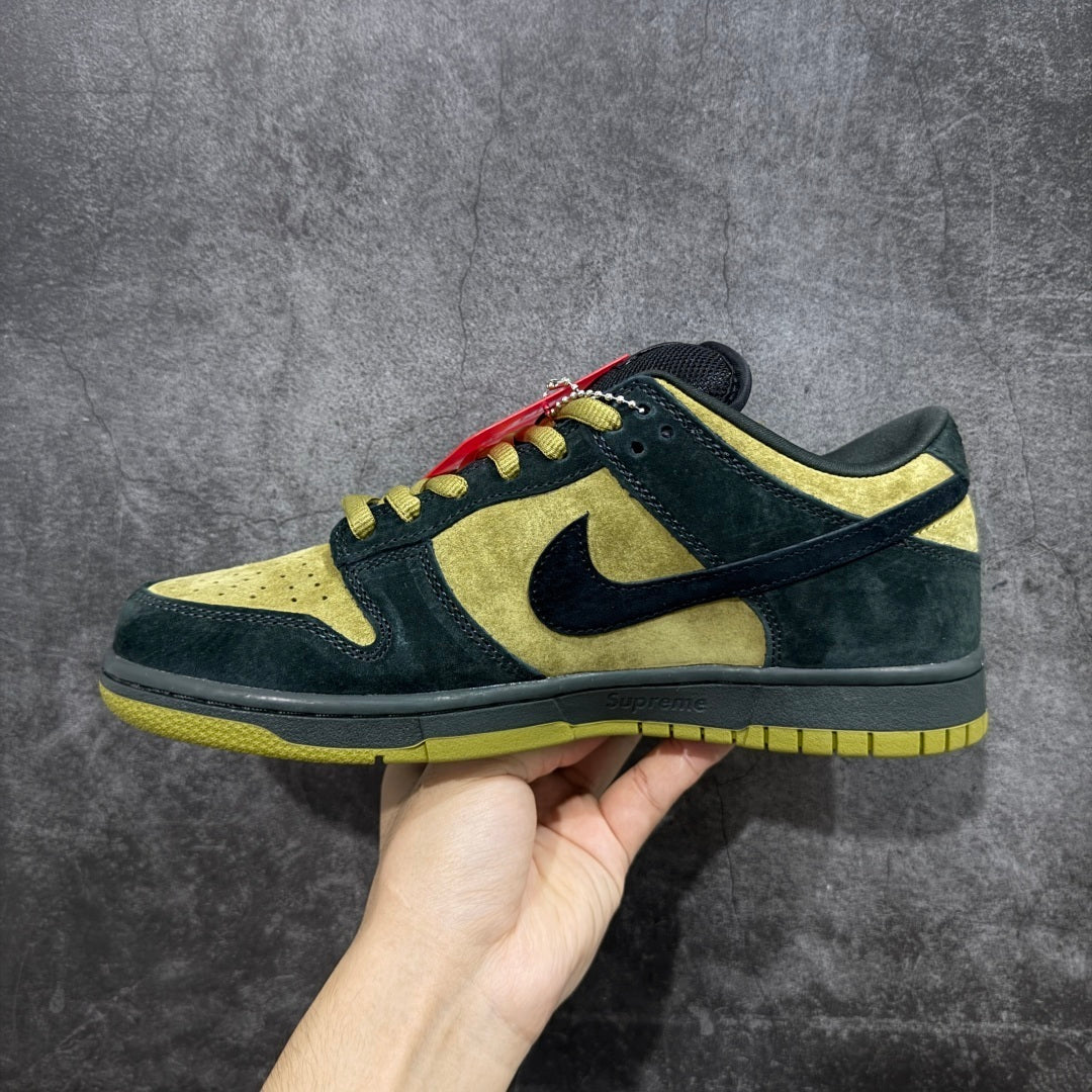 NIKE DUNK LOW SB x SUPREME '94 INK' CAMPER GREEN