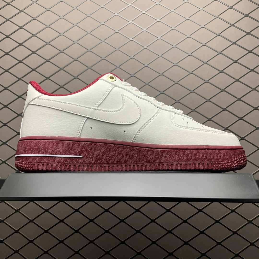 Nike Air Force 1 Low 40th Anniversary Sail Team Red - lateral
