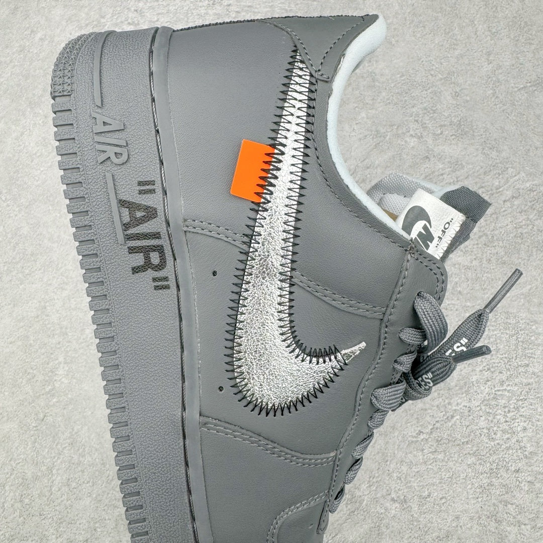 NIKE AIR FORCE 1 LOW x OFF WHITE GHOST GREY - lateral